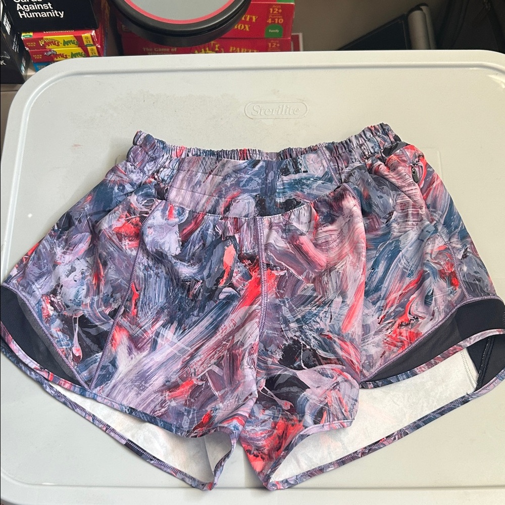 lululemon athletica Multicolor Abstract Athletic Shorts